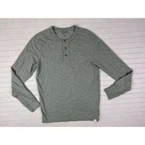 NWOT Grayers Size S Mens T Shirt Long Sleeve Gray Henley Stretch